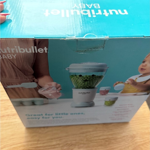 Nutribullet Baby Food Maker - Teal and White - Picture 3 of 4